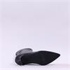 Miss Elastic High Heel Point Ankle Boot - Black